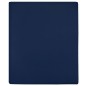 vidaXL Lenzuola con Angoli Jersey 2pz Blu Marino 180x200 cm Cotone vidaXL Lenzuola con Angoli Jersey 2pz Blu Marino 180x200 cm Cotone