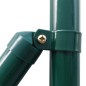 vidaXL Recinzione Euro in Acciaio 10x1 m Verde 
