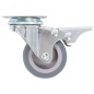vidaXL Ruote Girevoli con Doppio Freno 4 pz 50 mm