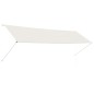 vidaXL Tenda da Sole Retrattile 400x150 cm Crema vidaXL Tenda da Sole Retrattile 400x150 cm Crema