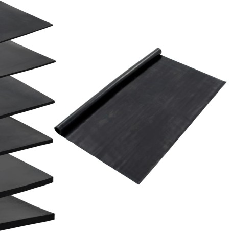 vidaXL Tappetino Antiscivolo in Gomma 1,2x5 m 1 mm Liscio