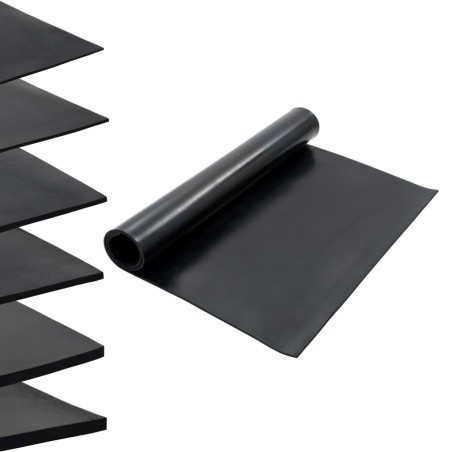 vidaXL Tappetino Antiscivolo in Gomma 1,2x2 m 8 mm Liscio