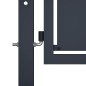 vidaXL Cancello di Recinzione in Acciaio 350x150 cm Antracite vidaXL Cancello di Recinzione in Acciaio 350x150 cm Antracite