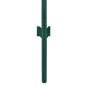 vidaXL Rete per Recinzione con Pali in Acciaio 25x1,5 m Verde vidaXL Rete per Recinzione con Pali in Acciaio 25x1,5 m Verde