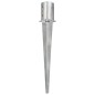 vidaXL Picchetti di Terra 6 pz Argento 10x76 cm in Acciaio Zincato vidaXL Picchetti di Terra 6 pz Argento 10x76 cm in Acciaio Zincato