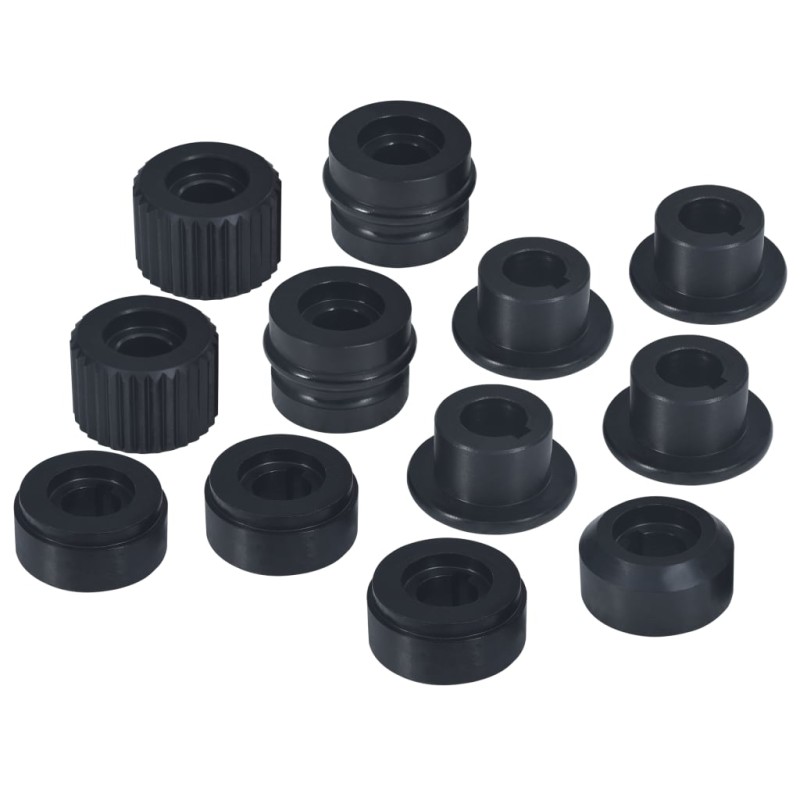 vidaXL Dadi Flangiati per Bordatrice per Tubi 12 pz in Acciaio vidaXL Dadi Flangiati per Bordatrice per Tubi 12 pz in Acciaio