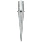vidaXL Picchetti di Terra 6 pz Argento 8x61 cm in Acciaio Zincato vidaXL Picchetti di Terra 6 pz Argento 8x61 cm in Acciaio Zincato