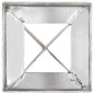 vidaXL Picchetti di Terra 6 pz Argento 12x12x89 cm in Acciaio Zincato vidaXL Picchetti di Terra 6 pz Argento 12x12x89 cm in Acciaio Zincato