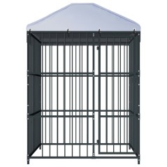 vidaXL Canile da Esterno con Tetto 150x150x210 cm