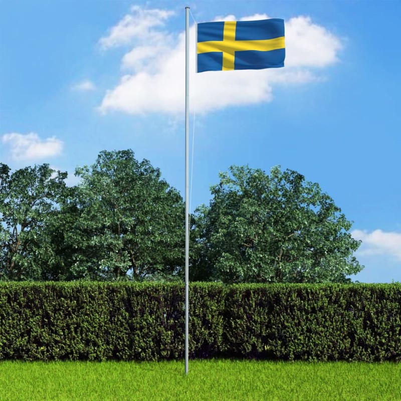vidaXL Bandiera della Svezia 90x150 cm vidaXL Bandiera della Svezia 90x150 cm
