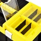 vidaXL Cassetta degli Attrezzi in Plastica 595x337x316 mm Gialla vidaXL Cassetta degli Attrezzi in Plastica 595x337x316 mm Gialla