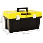 vidaXL Cassetta degli Attrezzi in Plastica 595x337x316 mm Gialla vidaXL Cassetta degli Attrezzi in Plastica 595x337x316 mm Gialla