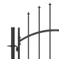 vidaXL Cancello da Giardino con Punta a Lancia 5x1,75 m Nero vidaXL Cancello da Giardino con Punta a Lancia 5x1,75 m Nero