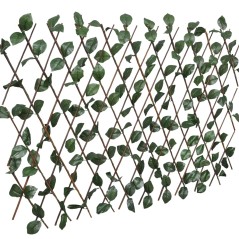 vidaXL Recinto in Salice a Traliccio 5 pz Foglie Artificiali 180x60 cm