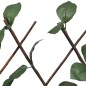 vidaXL Recinto in Salice a Traliccio 5 pz Foglie Artificiali 180x60 cm