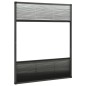 vidaXL Zanzariera Plissettata in Alluminio 60x80 cm con Tendina