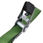 vidaXL Cinghie d'Ancoraggio a Cricchetto 20 pz 800 daN 6m Verde vidaXL Cinghie d'Ancoraggio a Cricchetto 20 pz 800 daN 6m Verde