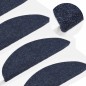 vidaXL Tappetini Adesivi per Scale 5 pz 56x17x3 cm Blu Agugliati