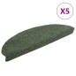 vidaXL Tappetini Scale Adesivi 5 pz 65x21x4 cm Verdi Agugliati vidaXL Tappetini Scale Adesivi 5 pz 65x21x4 cm Verdi Agugliati