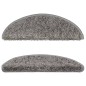vidaXL Tappetini per Scale 10 pz 56x17x3 cm Grigi vidaXL Tappetini per Scale 10 pz 56x17x3 cm Grigi
