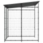 vidaXL Tettoia per Biciclette 190x190x222 cm in Acciaio Nero vidaXL Tettoia per Biciclette 190x190x222 cm in Acciaio Nero