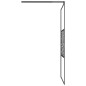 vidaXL Parete Doccia Walk in 100x195 cm Vetro ESG Design Pietre Nero vidaXL Parete Doccia Walk in 100x195 cm Vetro ESG Design Pietre Nero