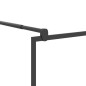 vidaXL Parete Doccia Walk in 100x195 cm Vetro ESG Design Pietre Nero vidaXL Parete Doccia Walk in 100x195 cm Vetro ESG Design Pietre Nero