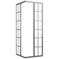 vidaXL Cabina Doccia ESG Smerigliato 80x80x180 cm Nera vidaXL Cabina Doccia ESG Smerigliato 80x80x180 cm Nera