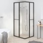 vidaXL Cabina Doccia ESG Smerigliato 70x70x180 cm Nera vidaXL Cabina Doccia ESG Smerigliato 70x70x180 cm Nera