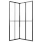 vidaXL Cabina Doccia ESG Smerigliato 70x70x180 cm Nera vidaXL Cabina Doccia ESG Smerigliato 70x70x180 cm Nera