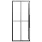 vidaXL Cabina Doccia ESG Smerigliato 70x70x180 cm Nera vidaXL Cabina Doccia ESG Smerigliato 70x70x180 cm Nera