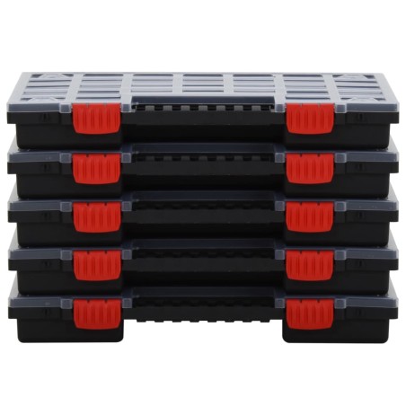 vidaXL Scatole di Assortimento 5 pz 40x30x5 cm in Polipropilene