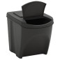 vidaXL Contenitori Impilabili Rifiuti 4 pz Grigio 100 L Polipropilene vidaXL Contenitori Impilabili Rifiuti 4 pz Grigio 100 L Polipropilene