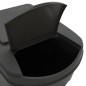 vidaXL Contenitori Impilabili Rifiuti 4 pz Grigio 100 L Polipropilene vidaXL Contenitori Impilabili Rifiuti 4 pz Grigio 100 L Polipropilene
