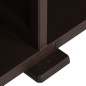 Armadietto in Plastica 79x43x85,5 cm Effetto Legno Marrone Armadietto in Plastica 79x43x85,5 cm Effetto Legno Marrone