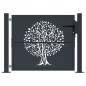 vidaXL Cancello Giardino Antracite 105x80 cm in Acciaio Design Albero vidaXL Cancello Giardino Antracite 105x80 cm in Acciaio Design Albero