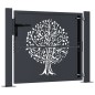 vidaXL Cancello Giardino Antracite 105x80 cm in Acciaio Design Albero vidaXL Cancello Giardino Antracite 105x80 cm in Acciaio Design Albero