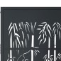 vidaXL Cancello Giardino Antracite 105x130 cm in Acciaio Design Bambù vidaXL Cancello Giardino Antracite 105x130 cm in Acciaio Design Bambù
