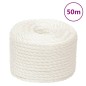 vidaXL Corda da Lavoro Bianca 24 mm 50 m in Polipropilene