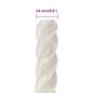 vidaXL Corda da Lavoro Bianca 24 mm 50 m in Polipropilene