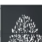 vidaXL Cancello Giardino Antracite 105x130 cm in Acciaio Design Albero vidaXL Cancello Giardino Antracite 105x130 cm in Acciaio Design Albero