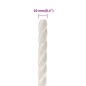 vidaXL Corda da Lavoro Bianca 10 mm 50 m in Polipropilene