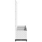 vidaXL Fioriera da Giardino con Graticcio Bianco 120x40x136 cm PP vidaXL Fioriera da Giardino con Graticcio Bianco 120x40x136 cm PP