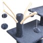 vidaXL Albero per Gatti con Tiragraffi Sisal 125 cm Blu Scuro vidaXL Albero per Gatti con Tiragraffi Sisal 125 cm Blu Scuro