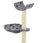 vidaXL Albero per Gatti Tiragraffi Sisal 105 cm Zampe Stampate Grigio vidaXL Albero per Gatti Tiragraffi Sisal 105 cm Zampe Stampate Grigio