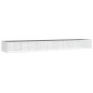 vidaXL Conigliera con 5 Pannelli 541x109x54 cm Ferro Zincato