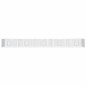 vidaXL Conigliera con 5 Pannelli 541x109x54 cm Ferro Zincato