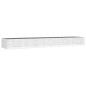 vidaXL Conigliera con 5 Pannelli 541x109x54 cm Ferro Zincato