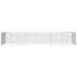 vidaXL Conigliera con 3 Pannelli 325x109x54 cm Ferro Zincato vidaXL Conigliera con 3 Pannelli 325x109x54 cm Ferro Zincato