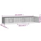 vidaXL Conigliera con 3 Pannelli 325x109x54 cm Ferro Zincato vidaXL Conigliera con 3 Pannelli 325x109x54 cm Ferro Zincato